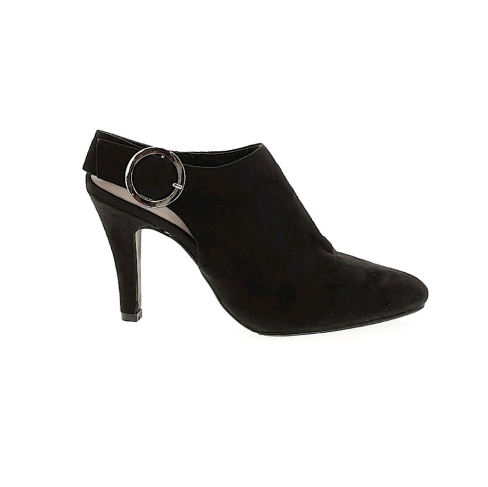 Nicole - sling back ankle booties with buckle